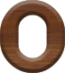 1 Inch Small Wood Letter  O -OMICRON