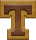 1-7/8 Inch Medium Double Raised Wood Letter T - TAU