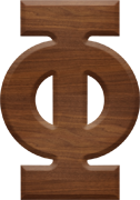 2-1/2 Inch Large Wood Letter PHI