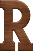 2-1/2 Inch Large Wood Letter R