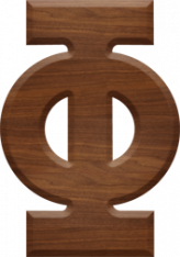 3-1/2 Inch Wood Letter PHI