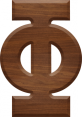 5 Inch Wood Letter PHI