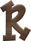 2-1/2 Inch Large Fiesta Letter R