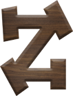 2-1/2 Inch Large Fiesta Letter Z - ZETA