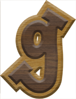 2-3/4 Inch Large Double Raised Fiesta Letter G